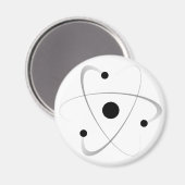 Atommassenstruktur Magnet (Vorderseite/Rückseite)