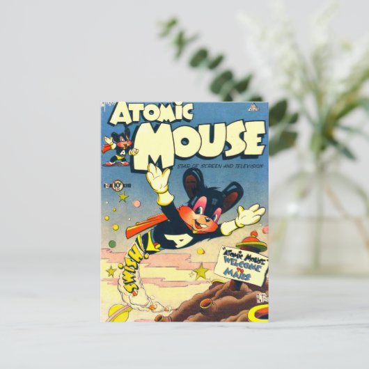 Atommäuse Nr. 1 Postkarte (Stehend Vorderseite)