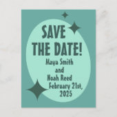 Atomminze der 1950er-Jahre - Hochzeit Rettete am D Postkarte (Vorderseite)