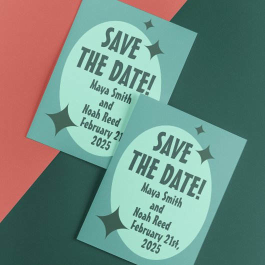 Atomminze der 1950er-Jahre - Hochzeit Rettete am D Postkarte