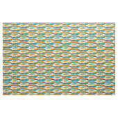 Atommitte- des jahrhundertsoval-Muster Stoff (Fat Quarter (45,7 x 55,9 cm))
