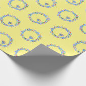 Atommoleküle Partikel Peace Atom Pattern Geschenkpapier (Ecke)