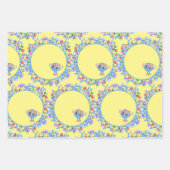 Atommoleküle Partikel Peace Atom Pattern Geschenkpapier Set (Vorderseite 3)