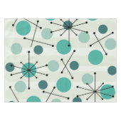 Atommunkte und Sternexplosionen Aquamarine Tischdecke (Vorderseite (Horizontal))