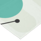 Atommunkte und Sternexplosionen Aquamarine Tischdecke (Schrägansicht)