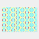 Atommustern aus der Mitte des Jahrhunderts Geschenkpapier Set (Vorderseite 3)