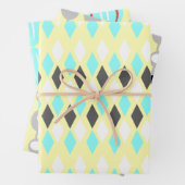 Atommustern aus der Mitte des Jahrhunderts Geschenkpapier Set (Beispiel)