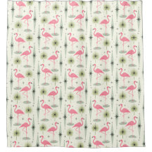 Atomoase mit rosa Flamingos II