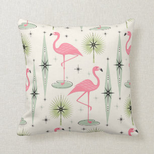 Atomoase mit rosa Flamingos Tote Beutel Kissen