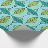 AtomOgee und Sternexplosion-Verpackungs-Papier Geschenkpapier (Ecke)