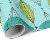 AtomOgee und Sternexplosion-Verpackungs-Papier Geschenkpapier (Rolleneckpunkt)