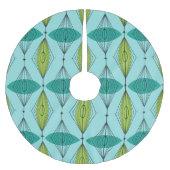 AtomOgee und Sternexplosion-Weihnachtsbaum-Rock Polyester Weihnachtsbaumdecke (Vorderseite)