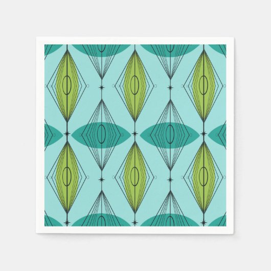 Atomogen und Sternexplosionen Papier Napkins Serviette (Vorderseite)