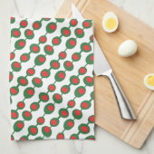 Atomolives Mitte des Jahrhunderts Muster Geschirrtuch (Viertel Falte)