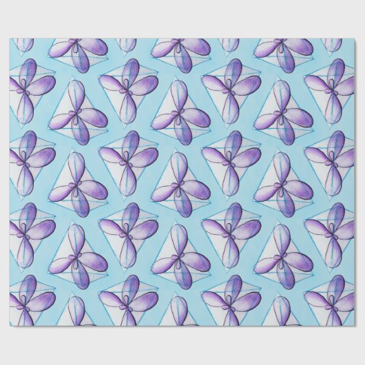 Atomorbitale Hybridisierte Bio Chemie Geschenkpapier (Flach)