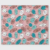 Atomovale Geschenkpapier (Flach)