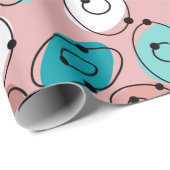 Atomovale Geschenkpapier (Rolleneckpunkt)