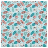 Atomovals Turquoise Stoff (Nahaufnahme)