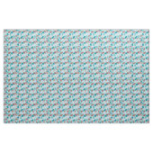 Atomovals Turquoise Stoff (Fat Quarter (45,7 x 55,9 cm))