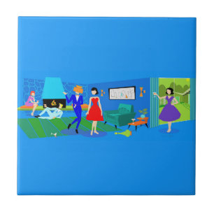 Atompalm Springs Cocktail Party Keramik Tile Fliese