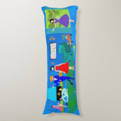 Atompalm Springs Cocktail Party Kissen Körperkisse (Vorderseite Vertikal)