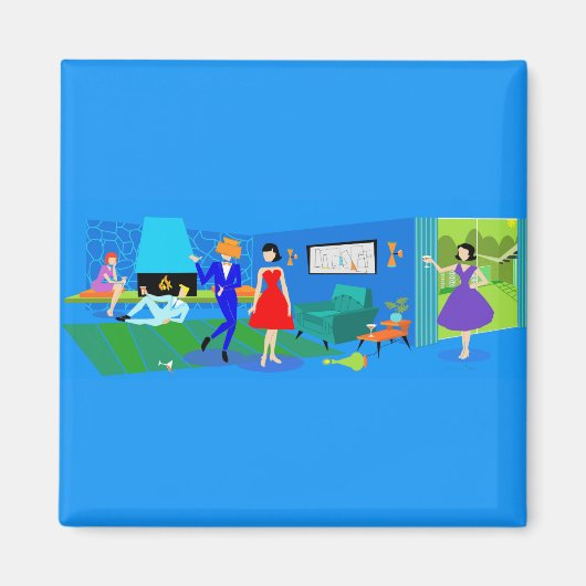 Atompalm Springs Cocktail Party Magnet (Vorne)