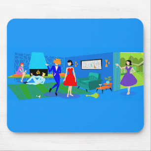 Atompalm Springs Cocktail Party Mousepad