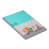 Atompalm Springs Spiral Foto Notebook Notizblock (Rechte Seite)