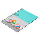 Atompalm Springs Spiral Foto Notebook Notizblock (Linke Seite)