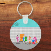 Atompalm Springs Stewardess Party Schlüsselanhänge Schlüsselanhänger (Vorderseite)