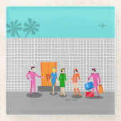 Atompalm Springs Stewardess Party Untersetzer (Vorderseite)