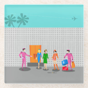 Atompalm Springs Stewardess Party Untersetzer