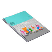 Atompalm Springs Stewardess Spiral Notebook Notizblock (Rechte Seite)