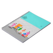 Atompalm Springs Stewardess Spiral Notebook Notizblock (Linke Seite)
