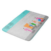 Atompalmsprings Stewardess Party Bath Mat Badematte (Schrägansicht)