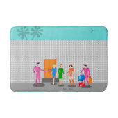 Atompalmsprings Stewardess Party Bath Mat Badematte (Vorderseite)