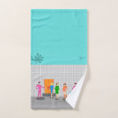 Atompalmsprings Stewardess Party Handtuch Badhandtuch Set (Handtuch)