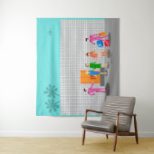 Atompalmsprings Stewardess Party Tapestry Wandteppich (Beispiel)