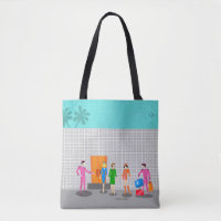 Atompalmsprings Stewardess Party Tasche