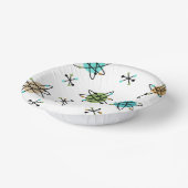 Atompapier-Bowls aus der Mitte des Jahrhunderts Pappteller (Gewinkelt)