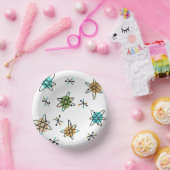 Atompapier-Bowls aus der Mitte des Jahrhunderts Pappteller (Party)