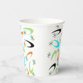 Atompapier-Cups des mittleren Jahrhunderts Pappbecher (Rechts)