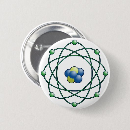 Atompartikel Button (Vorne & Hinten)