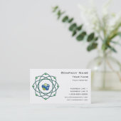 Atompartikel Visitenkarte (Stehend Vorderseite)