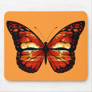 Atompilzwolke Schmetterling Mauspad