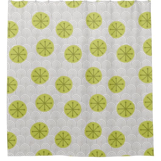 Atompinwheels Duschvorhang (Vorderseite)