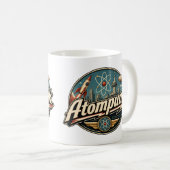 Atompunk Kaffeetasse (VorderseiteRechts)