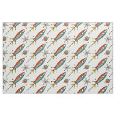 Atomraketen für den Rückwärtsfarbblock Stoff (Fat Quarter (45,7 x 55,9 cm))