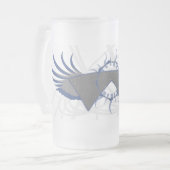 AtomRev Frosted Glass Mug Mattglas Bierglas (Vorderseite Links)