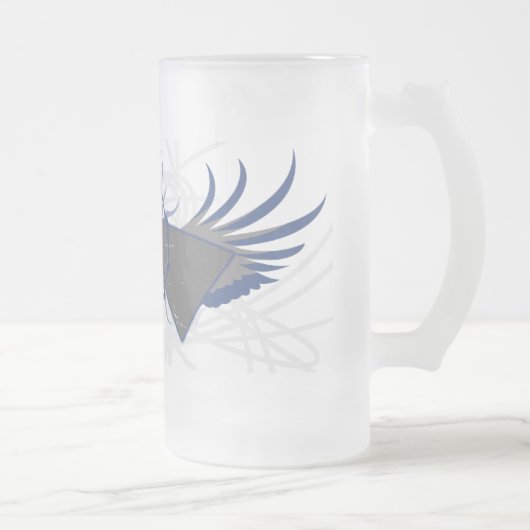 AtomRev Frosted Glass Mug Mattglas Bierglas (Rechts)